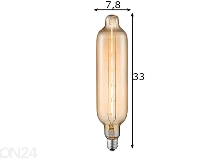LED-lamppu Tube, E27, 5W
