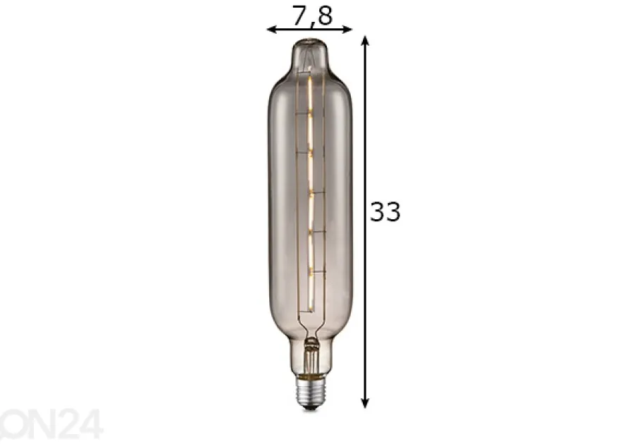 LED-lamppu Tube, E27, 5W