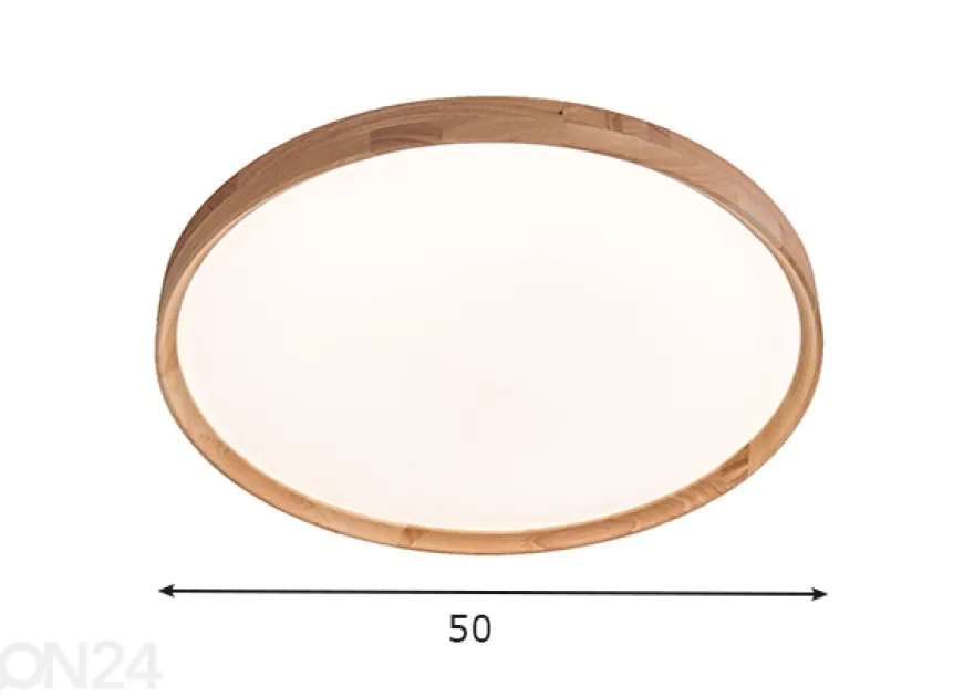 LED plafondi Salla Ø 50 cm + kaukosäädin