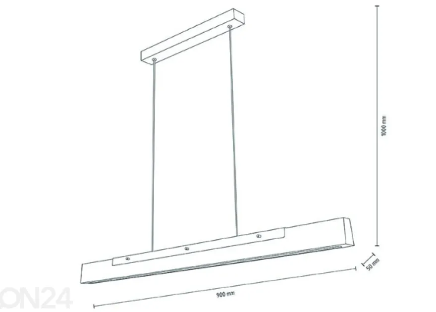 LED -riippuvalaisin Madera