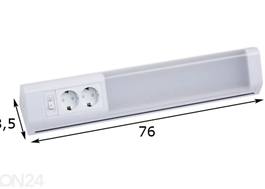 LED seinävalaisin Melo Plug