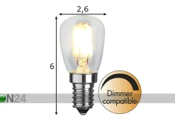 LED sähkölamppu E14 2,8 W