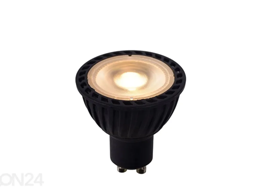 LED sähkölamppu GU10 5W, musta