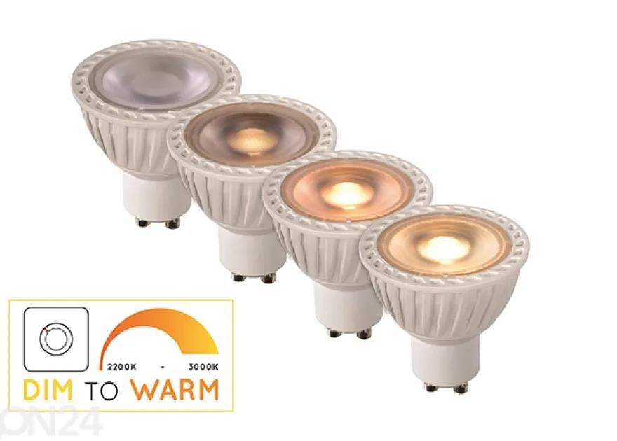 LED sähkölamppu GU10 5W, valkoinen
