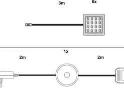 LED-valaistus hyllyn alle, 6 kpl