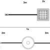 LED-valaistus hyllyn alle, 2 kpl