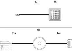 LED-valaistus hyllyn alle, 4 kpl