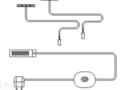 LED-valaistus hyllyn alle, 2 kpl