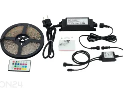 LED-valonauha 5 m RGB-kaukosäätimellä