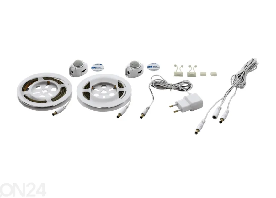 LED-valonauha Pidio 2x1,2 m