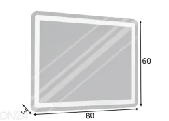 LED valopeili Buenavista 1, 60x80 cm