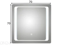 LED valopeili 21, 70x70 cm