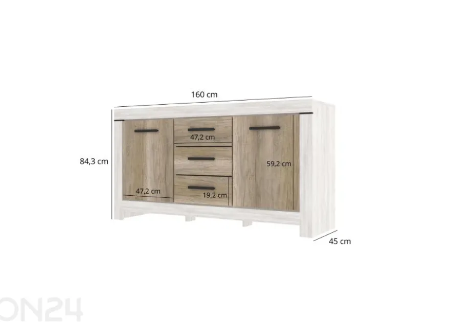 Lipasto Belen 160 cm