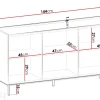 Lipasto Caen 144 cm