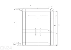 Lipasto Char 80 cm