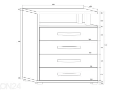 Lipasto Cloghroe 80 cm