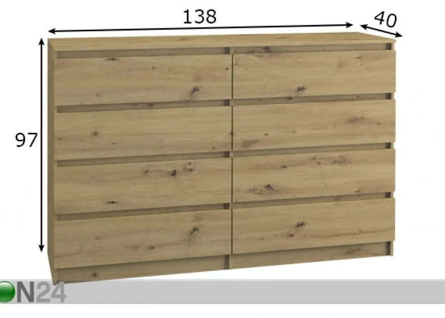 Lipasto 138 cm