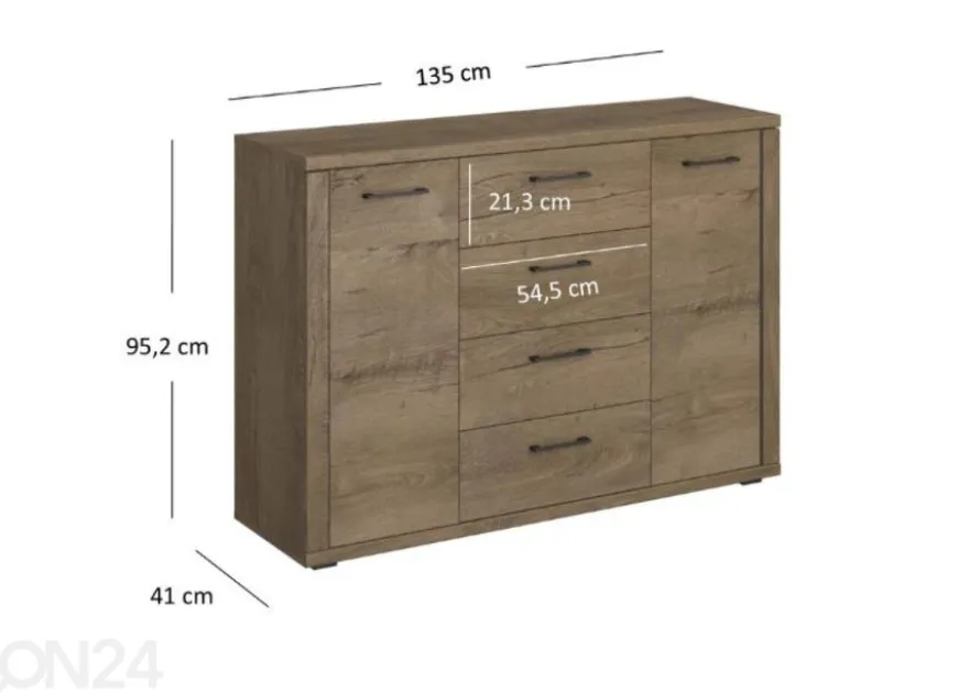 Lipasto Cordan 135 cm