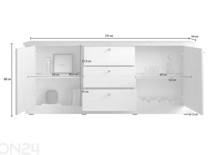 Lipasto Country 211 cm