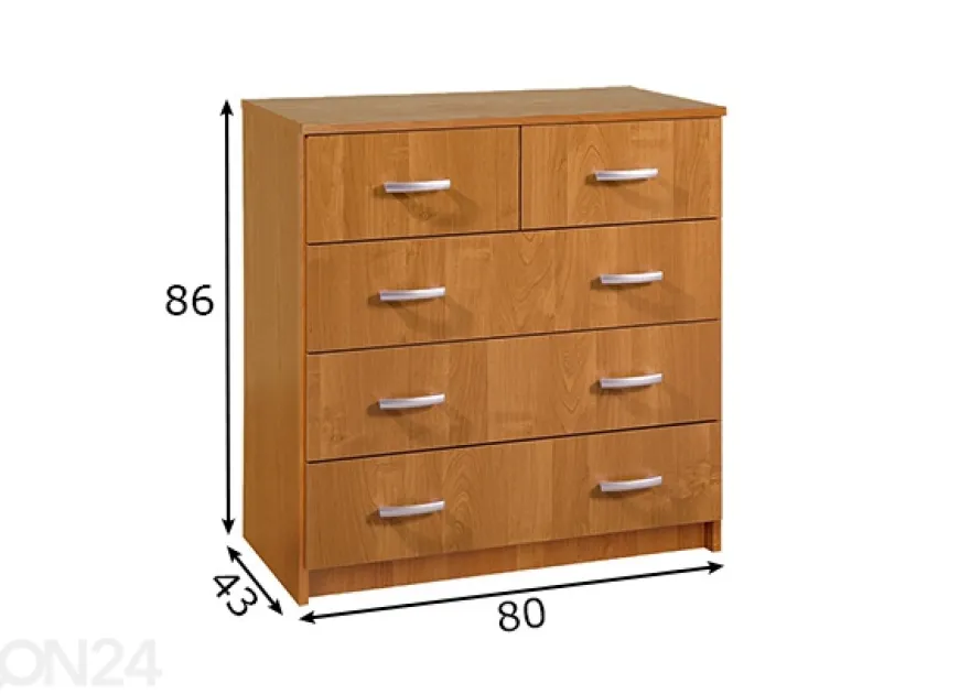 Lipasto Drimo 80 cm