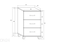 Lipasto Drimo 41 cm