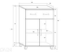 Lipasto Drimo 61 cm