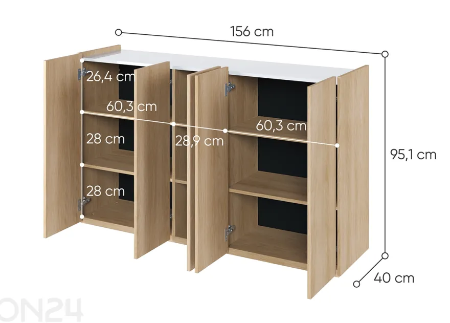 Lipasto Easy 156 cm