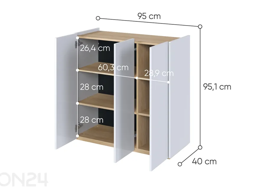 Lipasto Easy 95 cm
