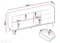 Lipasto Eero 194 cm