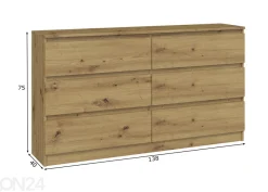 Lipasto Emily 138 cm