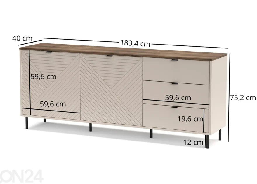 Lipasto Evo 183,4 cm