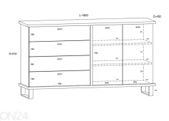 Lipasto Fermoy 160 cm