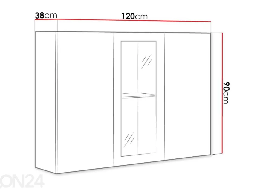 Lipasto Figo 120 cm