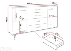 Lipasto Katie 156 cm