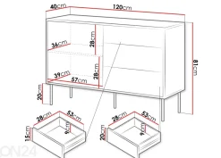 Lipasto Kim 120 cm
