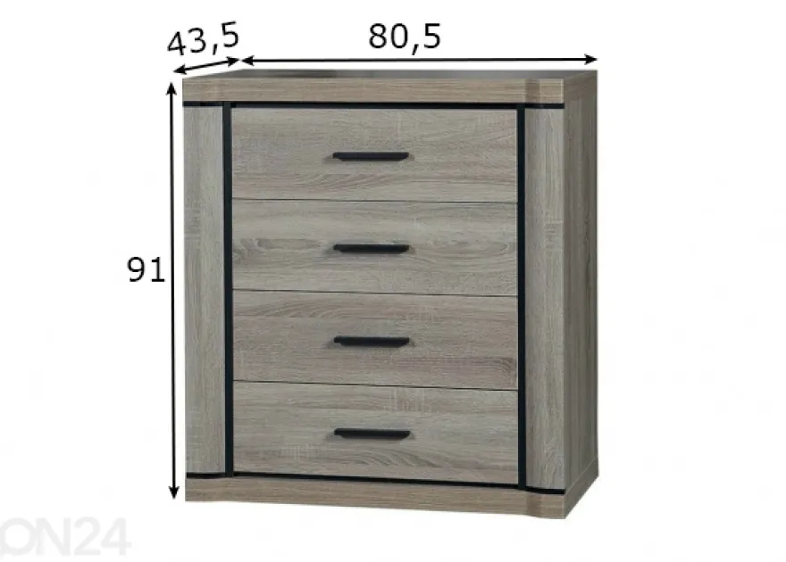 Lipasto Laila 80 cm
