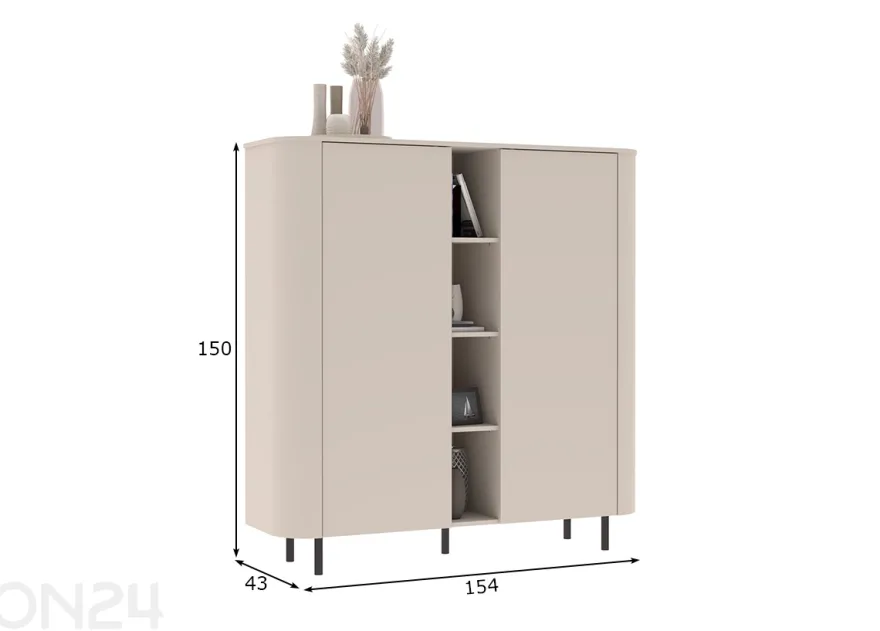 Lipasto Lido 150 cm