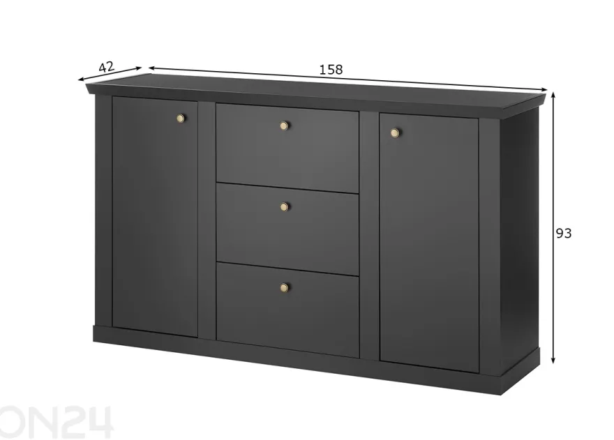 Lipasto Lincoln 158 cm