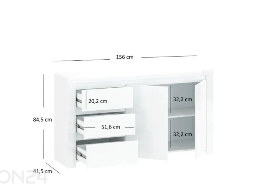 Lipasto Lingo 156 cm