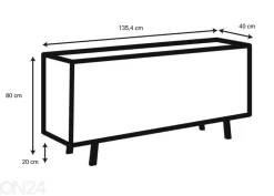 Lipasto Ludvig 135 cm