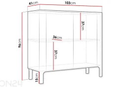 Lipasto Malumi 103 cm