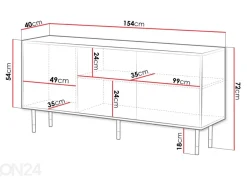Lipasto Moidela 154 cm