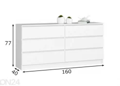 Lipasto Monica 160 cm