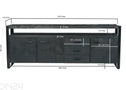 Lipasto Norris 210 cm