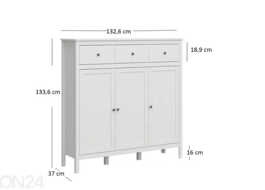 Lipasto Ole 132,6 cm