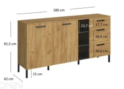 Lipasto Santes 180 cm