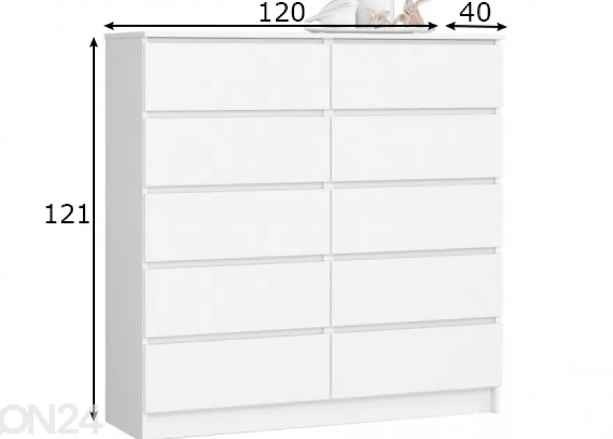 Lipasto Tenstar 120 cm