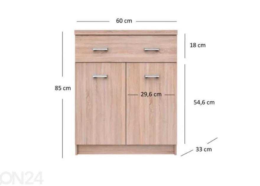 Lipasto Top mix 60 cm