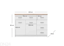 Lipasto Top mix 120 cm
