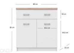 Lipasto Top mix 80 cm